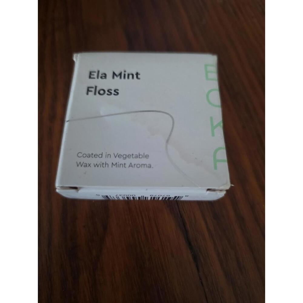 Boka Ela Mint Woven Dental Floss, Made from Plant-Based 90 Foot (Pack of 1)